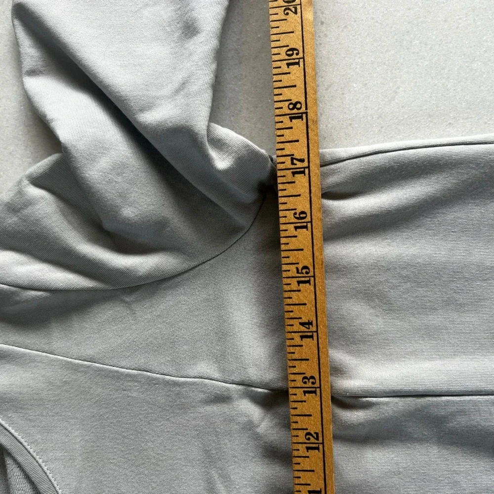 Pure Jill Women's XS‎ Gray Pima Cotton Modal Spandex Long Sleeve Pocket Dress
